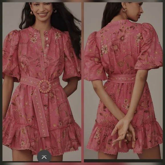 FARM Rio Pink Minidress Women